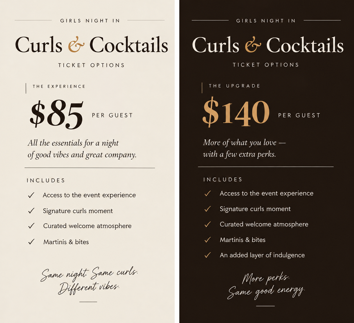 GIRLS NIGHT IN: CURLS + COCKTAILS | Atlanta Women's Event
