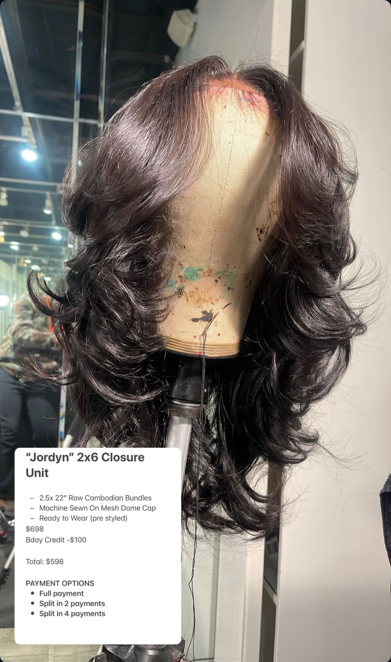 JORDYN- 2x6 Closure Unit