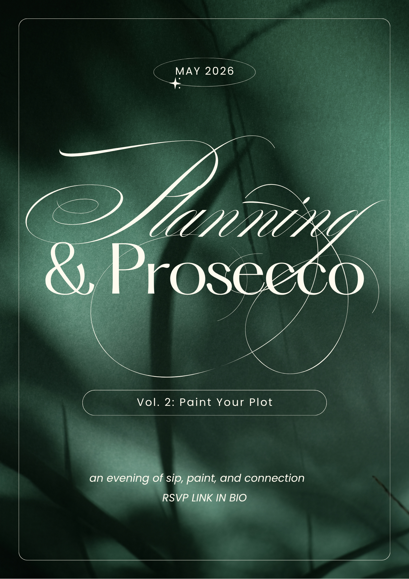 Planning + Prosecco Vol. 2: Paint Your Plot