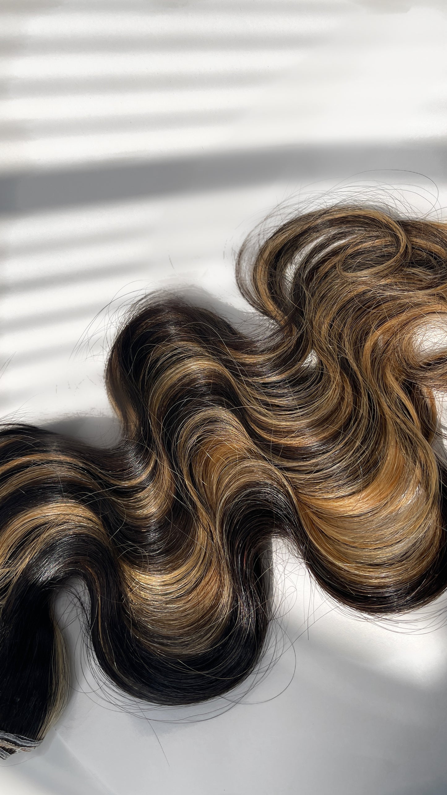 COOKIES + CREAM- Faux Highlight Clip In Extensions